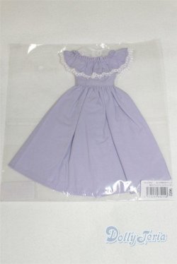 画像1: リカちゃん/OF：胸元フリルドレス・ラベンダー/ファッションドール　衣装 A-25-12-10-055-NY-ZA