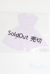 リカちゃん/OF:リボン付きワンピース・ラベンダー/ファッションドール　衣装 A-25-12-10-058-NY-ZA