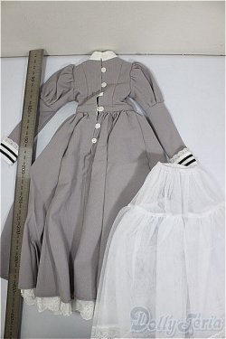 画像2: SD/OF:PSYCHO-LAB様製 Psychiatric hospital Mサイズ 灰/1/3　60ｃｍ　BJD　MJD　衣装　ドール用 A-25-12-10-156-NY-ZA