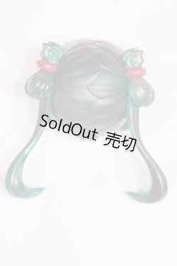 画像2: 1/12サイズ/髪の毛パーツ/ A-25-12-24-036-NY-ZA