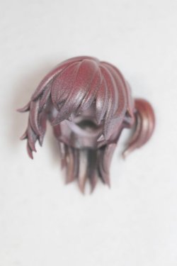 画像1: 1/12サイズ/髪の毛パーツ/ A-25-12-24-067-NY-ZA