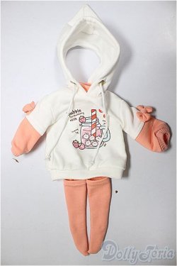 画像1: 幼SD/OF:パーカー/1/6　30ｃｍ　BJD　MJD　衣装　ドール用 A-25-12-17-253-NY-ZA