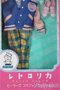 画像4: リカちゃん/レトロリカ セーラーズ スタジャンファッション/BJD　球体関節人形 A-26-1-4-132-KD-ZA