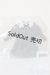 リカちゃんキャッスル/OF:長袖ワンピース・黒/ファッションドール　衣装 A-26-1-4-123-NY-ZA