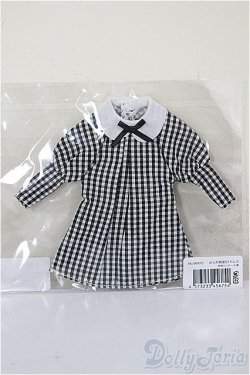 画像1: リカちゃんキャッスル/OF:長袖ワンピース・黒/ファッションドール　衣装 A-26-1-4-123-NY-ZA