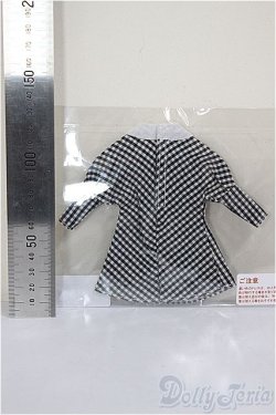 画像2: リカちゃんキャッスル/OF:長袖ワンピース・黒/ファッションドール　衣装 A-26-1-4-123-NY-ZA