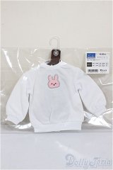 MDD/OF:うさぎスウェット（白）・ミニ/0 A-26-1-4-130-NY-ZA