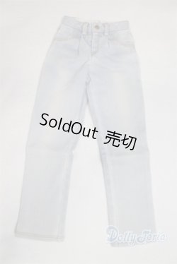 画像1: SD/OF:002タックワイドジーンズ（水色）/1/3　60ｃｍ　BJD　MJD　衣装　ドール用 A-26-01-21-081-NY-ZA