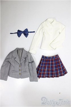 画像1: MDD/OF:ブレザー制服セット（グレー）・ミニVer2/0 A-26-01-07-241-NY-ZA
