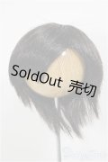 8-9inch/W-163D-Charcoalbrown:ウィッグ/インチ　BJD　MJD　ドール用 A-26-01-14-227-NY-ZA