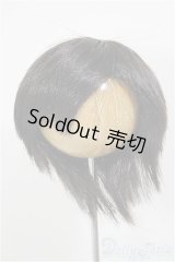 8-9inch/W-163D-Charcoalbrown:ウィッグ/インチ　BJD　MJD　ドール用 A-26-01-14-227-NY-ZA