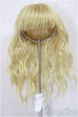 7-8inch/W-177N-Biscuitgold:ウィッグ/インチ　BJD　MJD　ドール用 A-26-01-14-228-NY-ZA