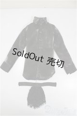 SDGrB＆SD13男の子/OF:ゴシックレースアップシャツセット/1/3　65ｃｍ　BJD　MJD　衣装　ドール用 A-26-01-14-216-NY-ZA