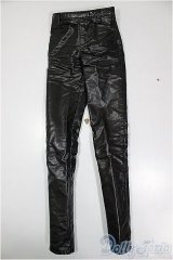 SDGrB＆SD13男の子/OF:ブラックレザーパンツ・L/1/3　65ｃｍ　BJD　MJD　衣装　ドール用 A-26-01-14-213-NY-ZA