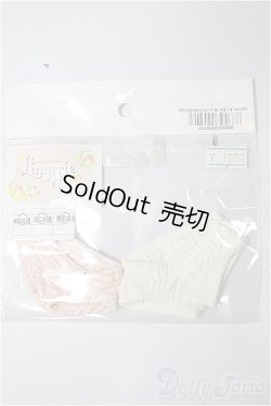 画像1: SDM/OF:やわらかコットンショーツミニ（白・ピンク）/1/4　40ｃｍ　BJD　MJD　衣装　ドール用 A-26-01-21-231-NY-ZA
