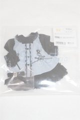 幼SD/OF:ドーリィ・パルフェコーデ（黒×水）・ちび/1/6　30ｃｍ　BJD　MJD　衣装　ドール用 A-26-02-18-095-NY-ZA