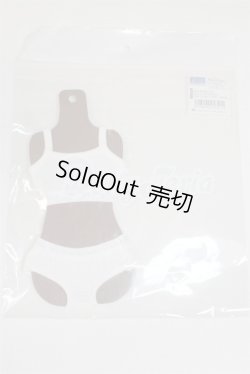 画像1: SDM/OF:スポーツブラ＆ショーツセット（白）・ミニ/1/4　40ｃｍ　BJD　MJD　衣装　ドール用 A-26-02-18-097-NY-ZA