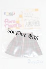 AZONE/OF:25ｃｍ　プリーツチェックスカート (ピュアニーモ M) グリーンタータン/0 A-26-02-04-017-NY-ZA