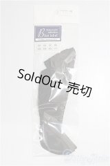 SDM/OF:ソックス・ミニ（黒・フラワーチェック柄）/1/4　40ｃｍ　BJD　MJD　衣装　ドール用 A-26-01-21-370-NY-ZA