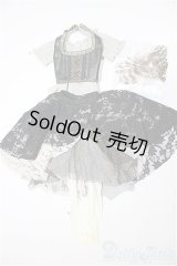 MSD/OF ダークオウルドレスミニ/1/4　40ｃｍ　BJD　MJD　衣装　ドール用 A-26-01-28-280-NY-ZA