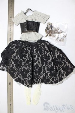 画像2: MSD/OF ダークオウルドレスミニ/1/4　40ｃｍ　BJD　MJD　衣装　ドール用 A-26-01-28-280-NY-ZA