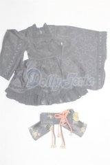 SD/OF：着物ドレス/1/3　60ｃｍ　BJD　MJD　衣装　ドール用 A-26-02-18-081-NY-ZA