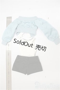 画像2: DD/OF:ブルーショートジャケットセット A-26-02-11-349-WT-ZA