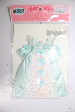 画像1: リカちゃん/OF:リトルファクトリー製:お姫様ドレス A-26-02-18-197-WT-ZA