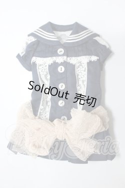 画像1: MSD/MILKDOLL製セーラーワンピースセット A-26-02-18-206-NY-ZA