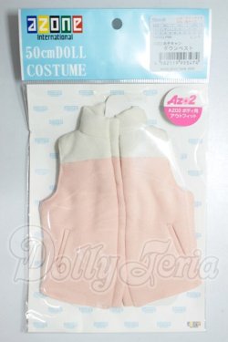 画像1: AZONE/OF:AZO2 あぞキャン ダウンベスト ピンク A-26-03-04-125-NY-ZA