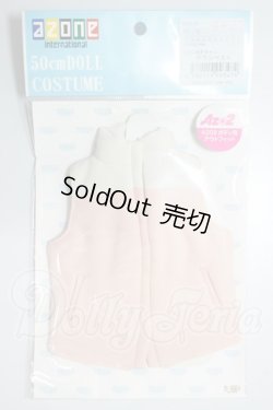 画像1: AZONE/OF:AZO2 あぞキャン ダウンベスト ピンク A-26-03-04-125-NY-ZA