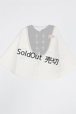 画像1: SDM/OF MELODY.C様製Holy Crossケープ(ベージュ)/1/3　60ｃｍ　BJD　MJD　衣装　ドール用 A-26-03-11-010-TN-ZA