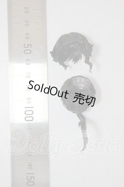 画像2: 1/12サイズ/髪の毛パーツ A-26-03-04-285-NY-ZA