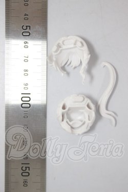 画像2: 1/12サイズ/髪の毛パーツ A-26-03-04-283-NY-ZA
