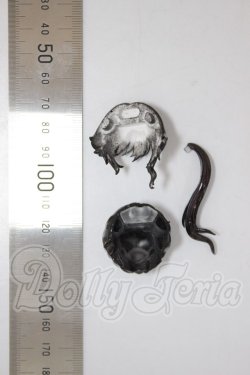 画像2: 1/12サイズ/髪の毛パーツ A-26-03-04-281-NY-ZA