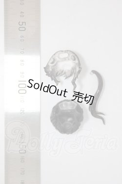 画像2: 1/12サイズ/髪の毛パーツ A-26-03-04-281-NY-ZA