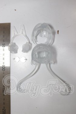 画像2: 1/12サイズ/髪の毛パーツ A-26-04-01-189-NY-ZA