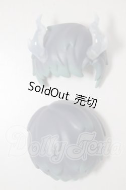 画像1: 1/12サイズ/髪の毛パーツ A-26-03-04-293-NY-ZA