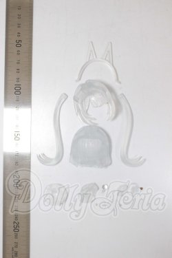 画像2: 1/12サイズ/髪の毛パーツ A-26-03-04-296-NY-ZA