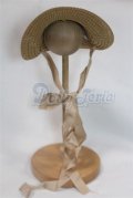SDM/OF:麦わらボンネット/1/4　40ｃｍ　BJD　MJD　衣装　ドール用 A-26-03-11-055-NY-ZA