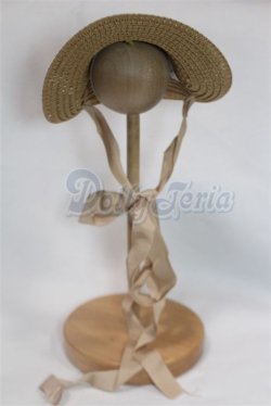 画像1: SDM/OF:麦わらボンネット/1/4　40ｃｍ　BJD　MJD　衣装　ドール用 A-26-03-11-055-NY-ZA