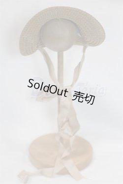 画像1: SDM/OF:麦わらボンネット/1/4　40ｃｍ　BJD　MJD　衣装　ドール用 A-26-03-11-055-NY-ZA