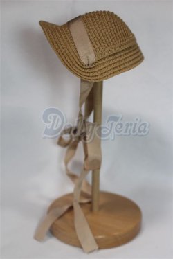 画像2: SDM/OF:麦わらボンネット/1/4　40ｃｍ　BJD　MJD　衣装　ドール用 A-26-03-11-051-NY-ZA