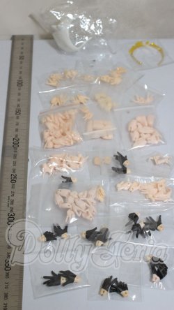 画像2: ブラインドドール/パーツセット　バラ A-26-03-04-234-NY-ZA