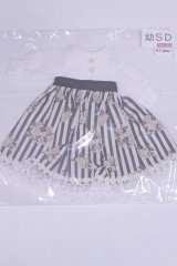 幼SD/OF:ワンピース/1/6　30ｃｍ　BJD　MJD　衣装　ドール用 A-26-03-18-098-NY-ZA