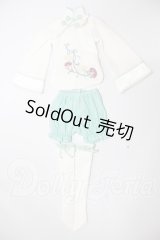 MDD/OF:オリエンタル・ビューティードレス・ミニ【翡翠色】 A-26-03-11-282-NY-ZA