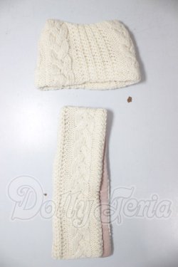 画像1: MSD&SDM/OF:マフラー＆ニット帽 A-26-03-11-200-TN-ZA