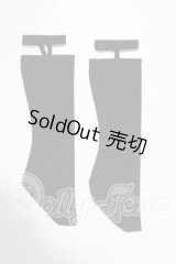 SD/OF:靴下留め付きソックス(黒) U-26-03-11-054-TN-ZU