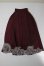 画像1: SD/OF:クラシカルスカート（ボルドー） A-26-03-11-339-NY-ZA (1)