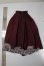画像2: SD/OF:クラシカルスカート（ボルドー） A-26-03-11-339-NY-ZA (2)